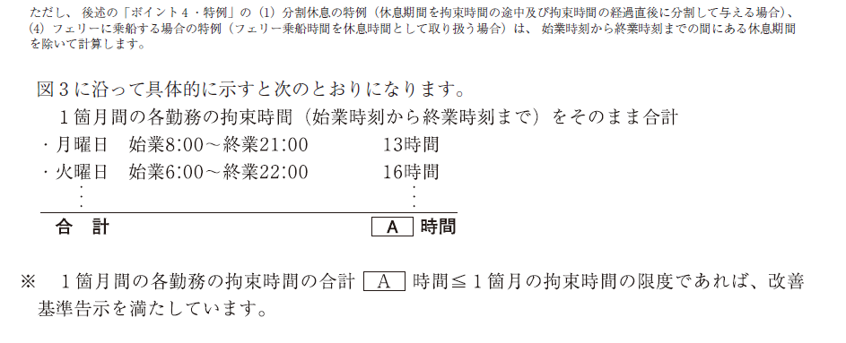 トラック運転手【労働時間等の改善基準告示】　名古屋